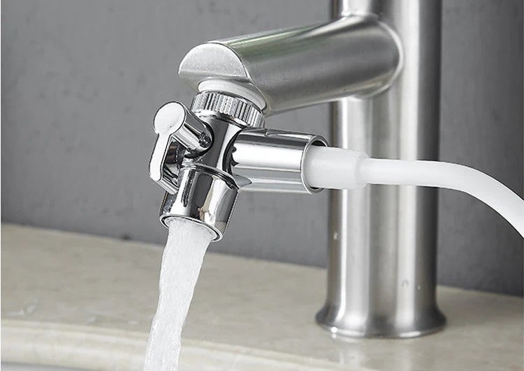 Bluejw Water Divider Brass Aerator Large Flow Shower 3-Way Diverter Valve Split Switch - Compatible with Showerhead Filters - Image 4